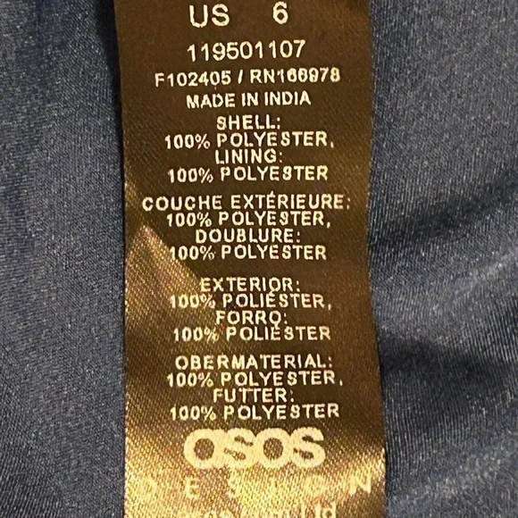 NWT ASOS DESIGN Lace Insert Pleated Midi Dress With Floral Embroidery - Size 6 - Picture 14 of 15